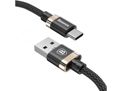 Golden Belt odolný pletený kabel USB 3.0 USB Type-C 3A zlatý