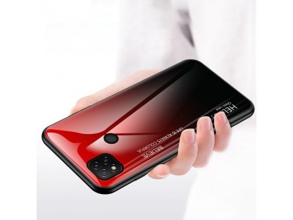 Gradient Glass pouzdro z tvrzeného skla Xiaomi Redmi 9C růžové