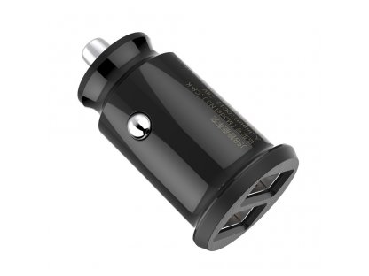 Grain Car Charger mini nabíječka do auta 2x USB 3.1A černá (CCALL-ML01)