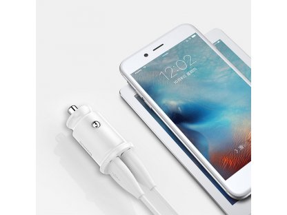 Grain Car Charger mini nabíječka do auta 2x USB 3.1A černá (CCALL-ML01)