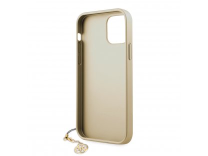 Guess 4G Charms Zadní Kryt pro iPhone 12/12 Pro 6.1 Grey