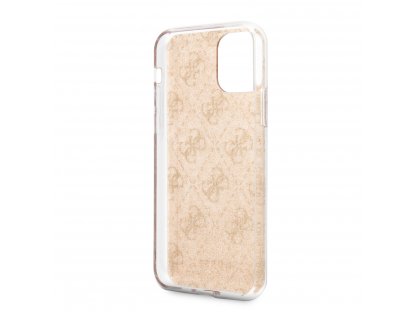 Zadní Kryt Guess 4G Glitterpro iPhone 11 - zlatý