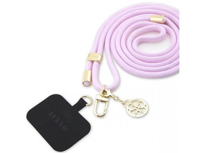 Řemínek na telefon Guess Universal CBDY Cord  lila/lila