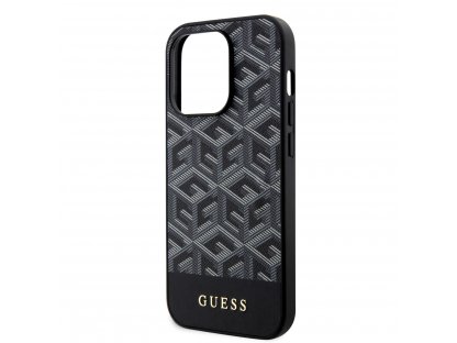 Kryt Guess PU G Cube MagSafe pro iPhone 15 Pro - černý