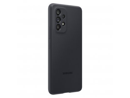 Gumové silikonové pouzdro pro Samsung Galaxy A53 černé (EF-PA536TBEGWW)