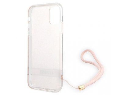 GUOHCN61H4STP originální zadní kryt pro iPhone 11 růžový 4G Print Strap