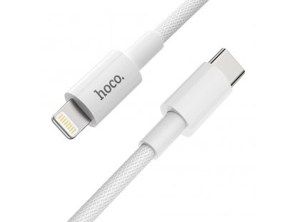 HOCO kabel typu C pro iPhone Lightning 8-pin Power Delivery Fast Charge PD20W X56 bílý