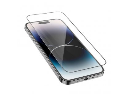 HOCO tempered glass HD 5D Guardian shield (SET 10in1) - for iPhone 14 Pro black (G14)