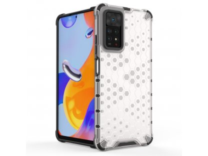 Pancéřové pouzdro Honeycomb s gelovým rámečkem Xiaomi Redmi Note 11 Pro+ / 11 Pro - modré