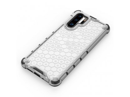 Honeycomb pancéřové pouzdro s gelovým rámem Huawei P30 Pro zelené