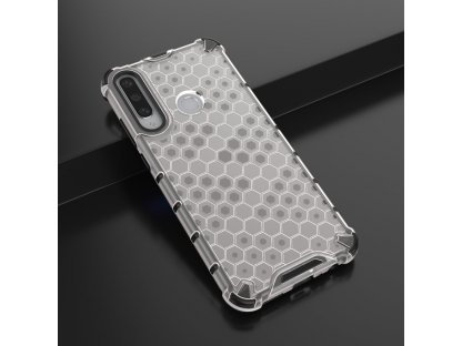 Honeycomb pancéřové pouzdro s gelovým rámem Huawei Y6p průsvitné