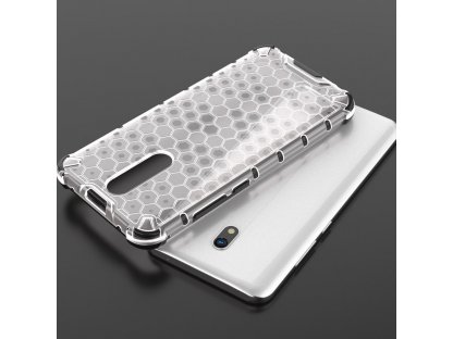 Honeycomb pancéřové pouzdro s gelovým rámem Xiaomi Redmi 8A / Xiaomi Redmi 8 průsvitné