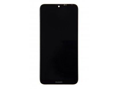 LCD Display + Dotyková Deska + Přední Kryt pro Huawei  Y7 2019 - černý (11Pin)