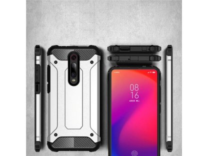 Hybrid Armor pancéřové hybridní pouzdro Xiaomi Redmi 8A stříbrné