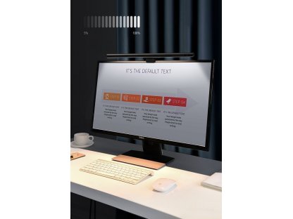 i-work LED světlo pro monitor stolního počítače černé (DGIWK-B01)