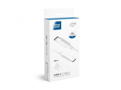 Kabel Blue Star s konektorem USB C do USB C 3A (standard PD)