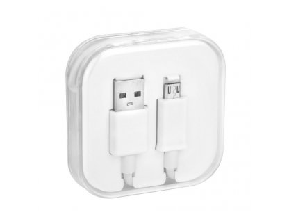 Kabel Micro USB Box bílý