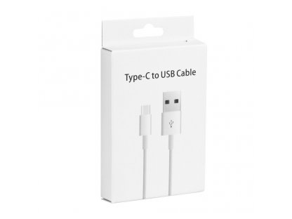 Kabel USB - Typ C 3.0 Bílý Box