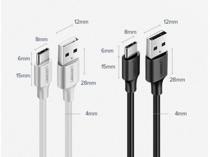 kabel USB – USB-C 480 Mb/s 3 A 1,5 m kabel černý (US287 60117)