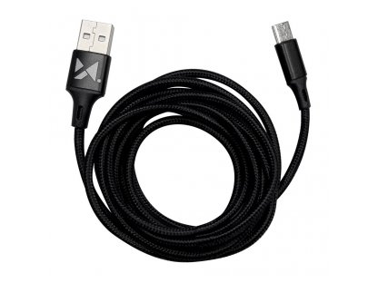 Kabel USB - USB typu C 2,4A 1 m černý (WUC-C1B)