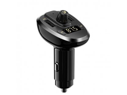 Kimbay FM transmitter nabíječka do auta 2x USB 3A černá (RCC109 černá)