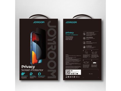 Knight 2.5D Privacy TG tvrzené sklo pro iPhone 13 Pro Max s Anti-Spy filtrem pro celou obrazovku s rámečkem černé (JR-PF903)