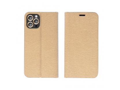 Knížkové pouzdro LUNA Gold pro XIAOMI Redmi 10 zlaté