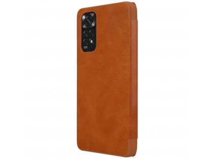 Knížkové pouzdro pro Xiaomi Redmi Note 11 hnědé