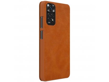 Knížkové pouzdro pro Xiaomi Redmi Note 11 hnědé