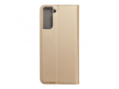 Knížkové pouzdro Smart Case pro SAMSUNG Galaxy S21 Plus zlaté