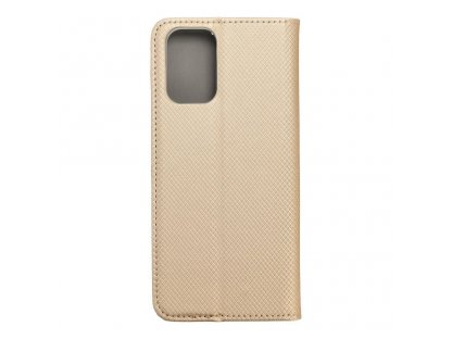 Knížkové pouzdro Smart Case pro Xiaomi Redmi Note 10 zlaté