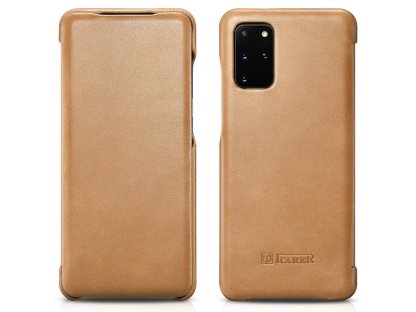 Kožené knížkové pouzdro Samsung Galaxy S20 Ultra khaki (RS992007-GG)