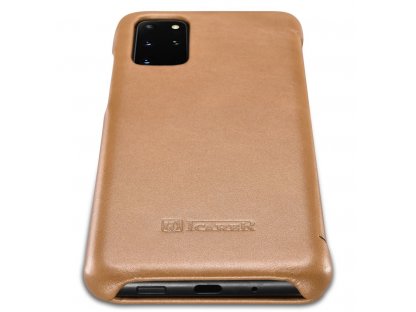 Kožené knížkové pouzdro Samsung Galaxy S20 Ultra khaki (RS992007-GG)