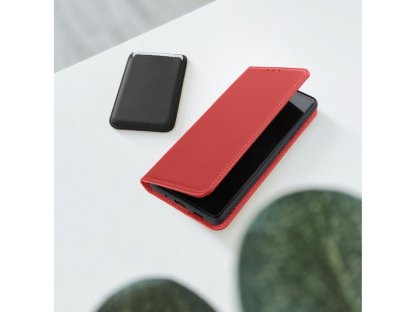 Kožené pouzdro Forcell SMART PRO pro XIAOMI Redmi 10 bordó