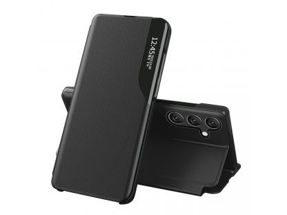 Knížkové pouzdro Eco Leather View Case pro Samsung Galaxy A54 5G s odklápěcím stojánkem černé