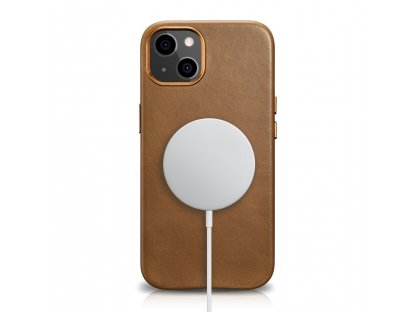 Kryt iPhone 13 Oil Wax Premium Leather Magsafe Back Case (6,1) hnědý