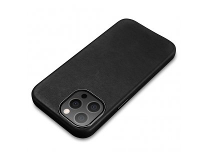 Kryt iPhone 13 Pro Max Oil Wax Premium Leather Magsafe Back Case (6,7 palce) černé