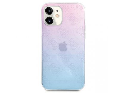 Kryt na iPhone 12 mini 5,4" modrá/růžová 4G 3D Pattern Collection