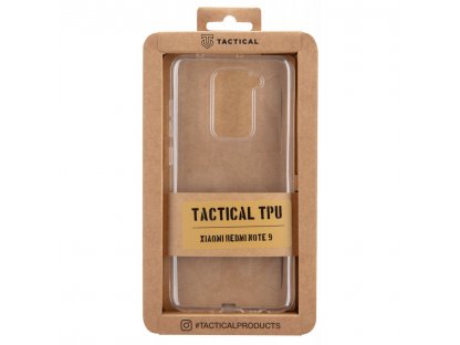 Kryt Tactical TPU pro Xiaomi Redmi Note 9 - transparentní