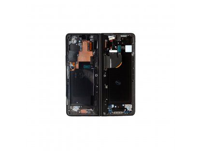 LCD display + Dotyk + Přední Kryt pro Samsung F946B Galaxy Z Fold 5 5G - šedý (servisní balíček)