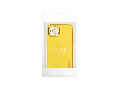 LEATHER Case for IPHONE 15 PLUS yellow