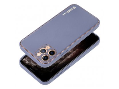 LEATHER Case for IPHONE 15 PRO MAX blue