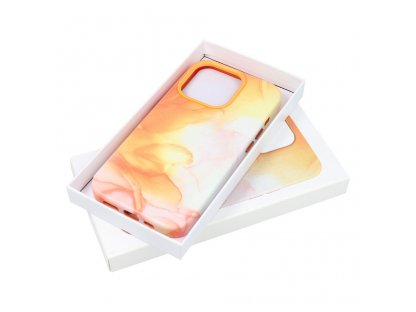 Leather Mag Cover for IPHONE 11 PRO orange splash