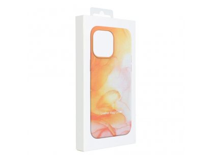 Leather Mag Cover for IPHONE 11 PRO orange splash