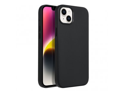 Leather Mag Cover for IPHONE 14 PLUS black