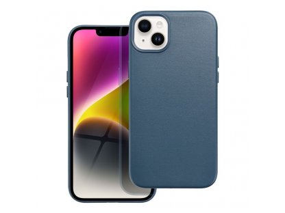 Leather Mag Cover for IPHONE 14 PLUS indigo blue