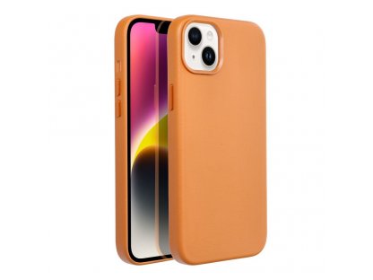 Leather Mag Cover for IPHONE 14 PLUS orange