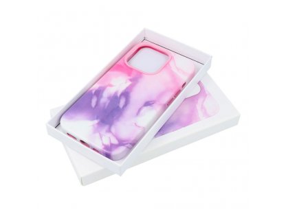 Leather Mag Cover for IPHONE 14 PLUS purple splash