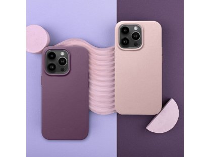 Leather Mag Cover for IPHONE 15 PRO dark violet