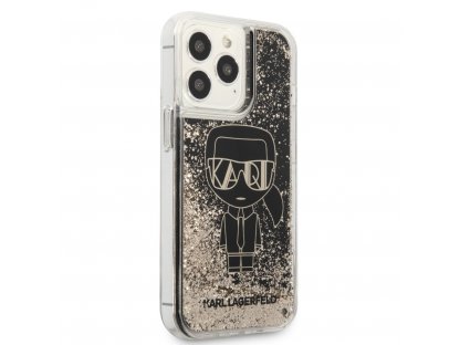 Liquid Glitter Gatsby pouzdro pro iPhone 13 Pro černé (KLHCP13LLGGKBK)